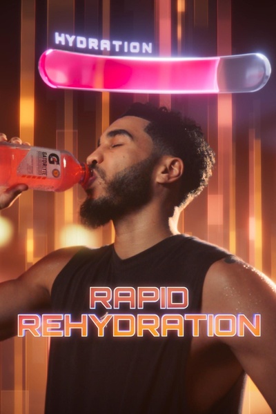 energy drink, sports drink, hydration drink, electrolyte drink, performance drink, fitness drink, workout drink, product launch, brand awareness, lifestyle, modern typography, energetic, bold, orange, red, purple